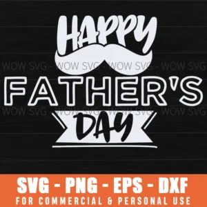 Happy Father'S Day Svg Png Modern Banner Typography