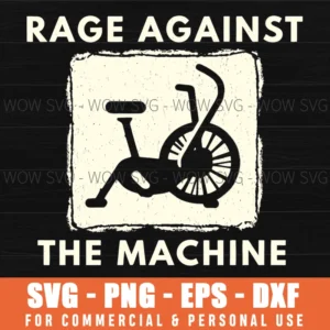 Intense Workout Bike Parody Fitness Humor Svg Png Eps