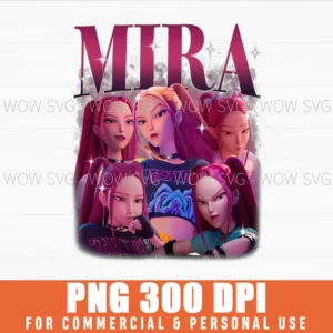 Mira Kpop Demon Hunters Character Png