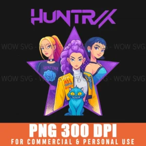 Free Huntrix Star Team K-Pop Demon Hunters Png