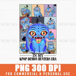 Blue Tiger I Love You Kpop Demon Hunters Png