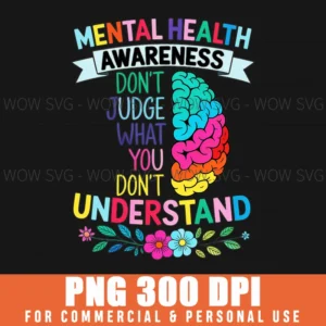 Understand Mental Health Matters No Judgment Png