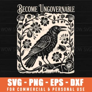 Become Ungovernable Funny Birds Cameras Animal Humor Svg Png