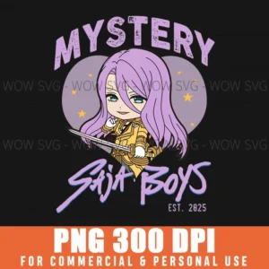 Mystery Saja Boys Est. 2025 Png - Kpop Demon Hunters