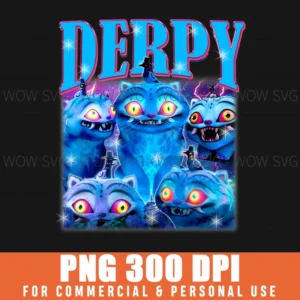 Free Derpy Blue Cat Demon Hunters Png