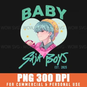 Baby Saja Boys Est. 2025 Png - Kpop Demon Hunters