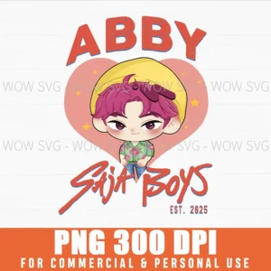 Abby Saja Boys Est. 2025 Png - Kpop Demon Hunters