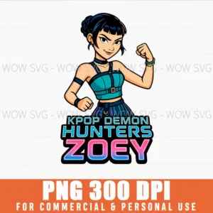 Free Zoey Kpop Demon Hunters Png