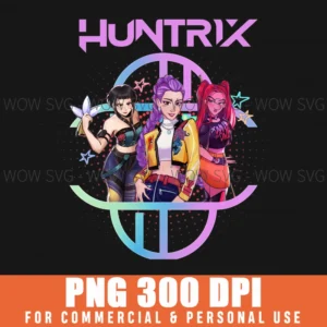 Huntrix Kpop Demon Hunters Png