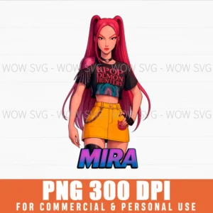 Free Mira Stylized Kpop Demon Hunters Png