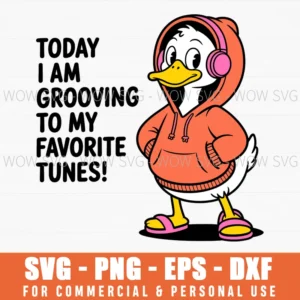 Funny Music Lover Grooving Favorite Tunes Svg Png Eps
