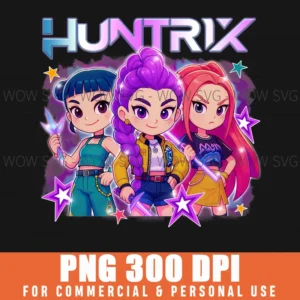 Free Huntrix Chibi Demon X Hunters Png