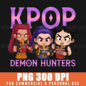 Free Demon X Hunters Chibi Ramen Png