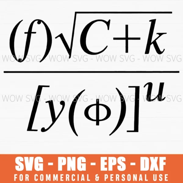 Funny Mathematician Sarcasm Algebra Formula Humor Svg