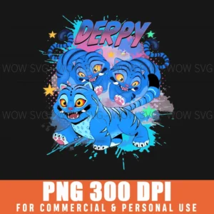 Derpy Blue Tiger Demon X Hunters Png