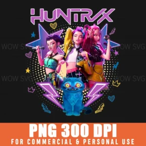 Huntryx Kpop Demon Hunters Band Png