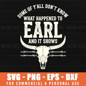 Western Funny Cowboy Quote Svg Bull Skull Barbed Wire