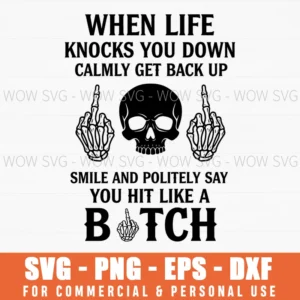 Halloween Skeleton Rude Funny Slogan Cuss Svg