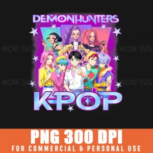 Demon Hunters Kpop Music Poster Png