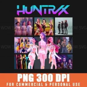 Huntrix Demon X Hunters Multi-Shot Png