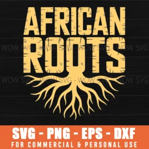 African Roots Tree Ancestry Heritage Svg Png Eps