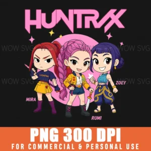 Free Mira Rumi Zoey Kpop Demon Hunters Png