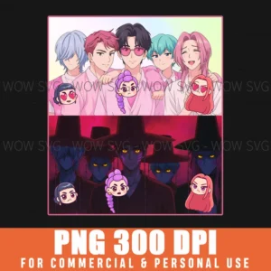 Demon X Hunters Dual World Anime Png