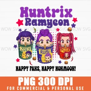 Huntrix Ramyeon Kpop Demon Hunters Png