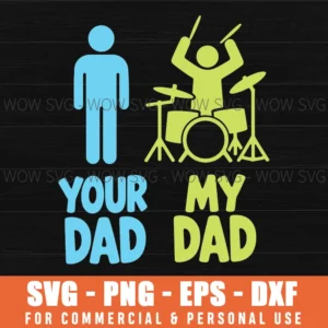 Funny Drummer Dad Sticks Musician Music Rock Band Svg Png