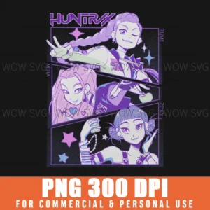 Free Huntrax K-Pop Demon Hunters Png