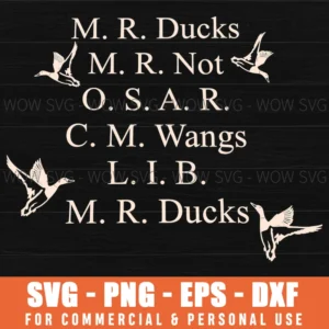 Funny Flying Duck Hockey Acronym Humor Sports Svg Png