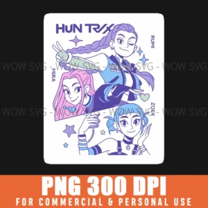 Free Mira Rumi Zoey Line Art Demon X Hunters Png