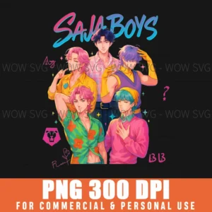 Saja Boys Stylized Kpop Demon Hunters Png