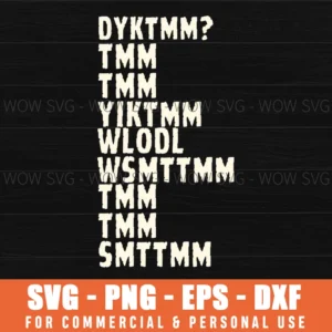 Funny Nursery Rhyme Meme Bold Stacked Text Block Svg Png