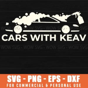 Cars With Keav Car Detailing Business Logo Foam Bubbles Svg