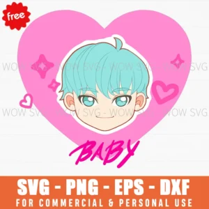 Free Baby Kpop Demon Hunters Svg