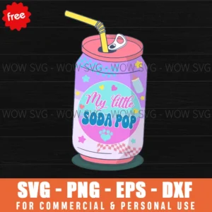 Free My Little Soda Pop Demon Hunters Svg