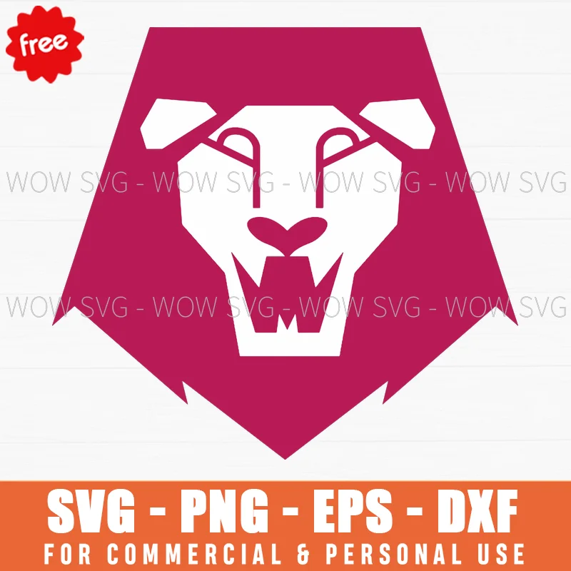 Free Demon X Hunters Lion Emblem Svg