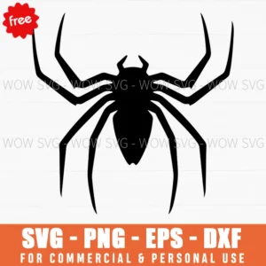 Free Minimalist Spider-Man Face Svg