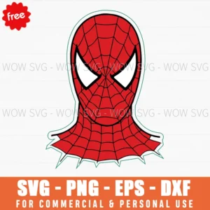 Free Spider-Man Mask Headshot Svg