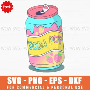 Free Strawberry Soda Pop Kpop Demon Hunters Svg