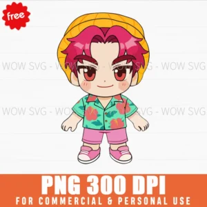 Free Summer Vibe Kpop Demon Hunters Png
