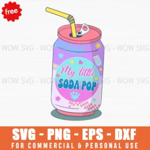 Free My Little Soda Pop Demon X Hunters Svg