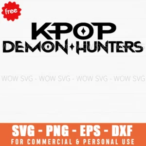 Free Kpop Demon Hunters Emblem Svg