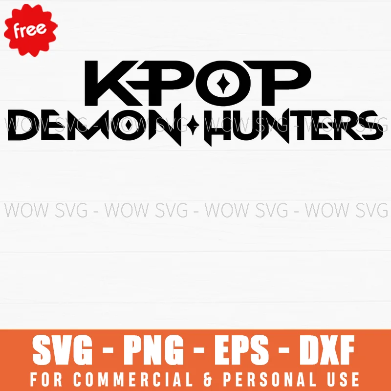 Free Kpop Demon Hunters Emblem Svg