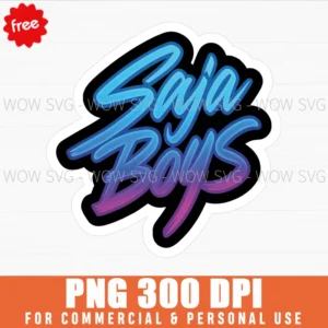 Free Saja Boys Stylized Logo Demon Hunters Png