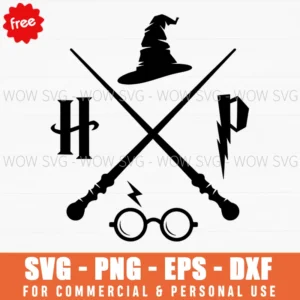 Free Harry Potter Wands And Icons Svg