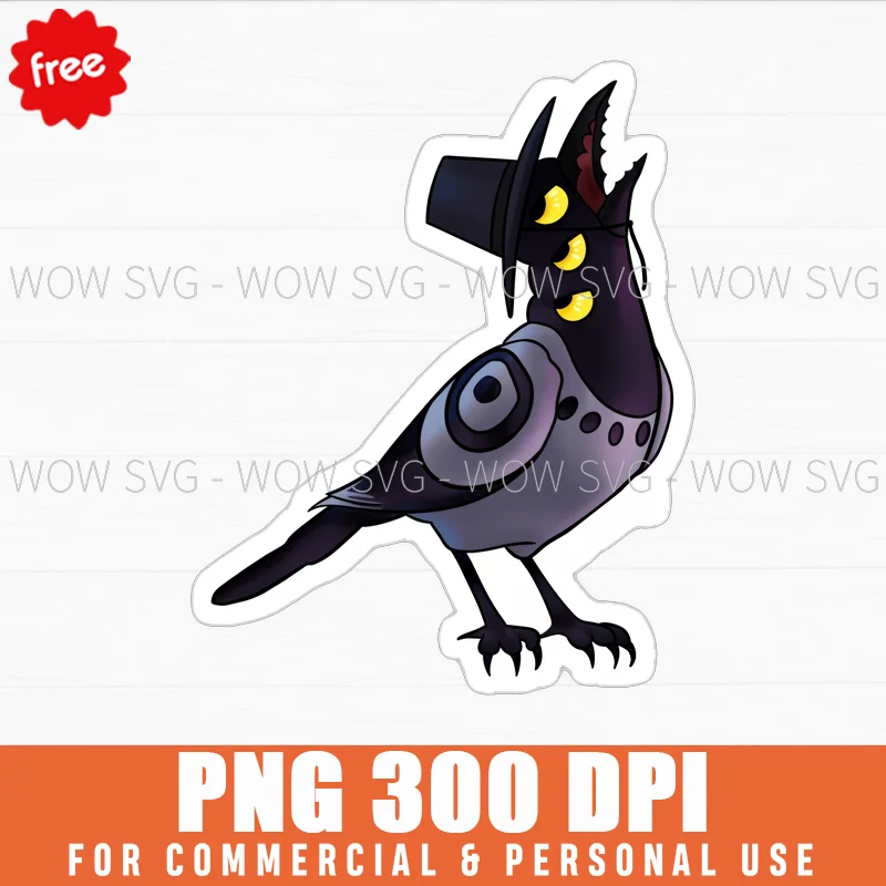 Free Three-Eyed Raven Spirit Png - Demon X Hunters