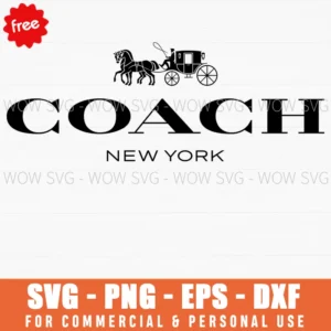 Free Coach New York Luxury Logo Svg