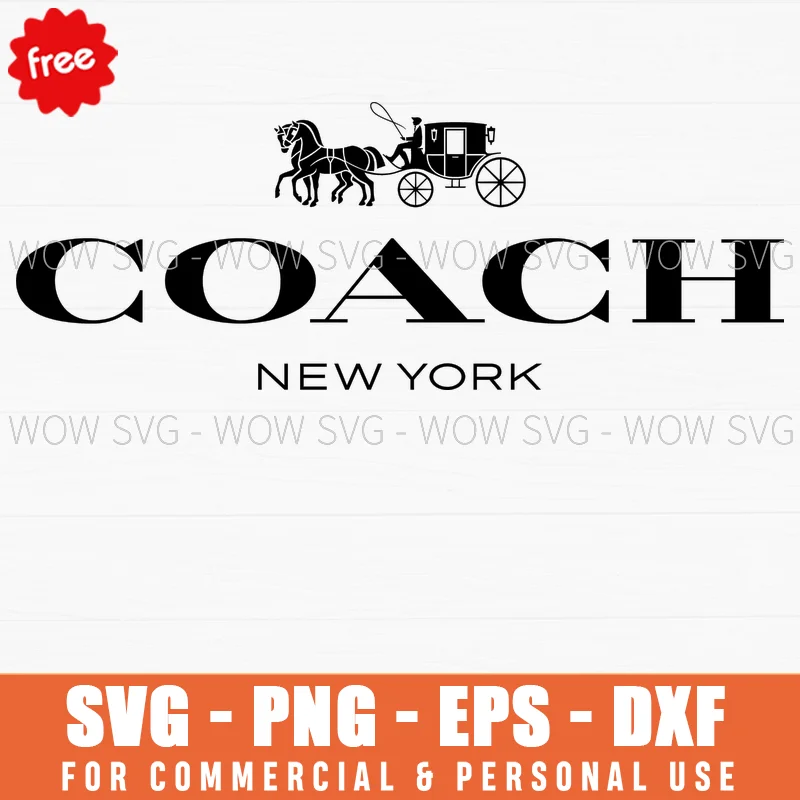 Free Coach New York Luxury Logo Svg